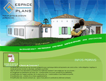 Tablet Screenshot of plans-permis-construire.com