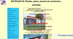 Desktop Screenshot of plans-permis-construire.fr