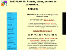 Tablet Screenshot of plans-permis-construire.fr